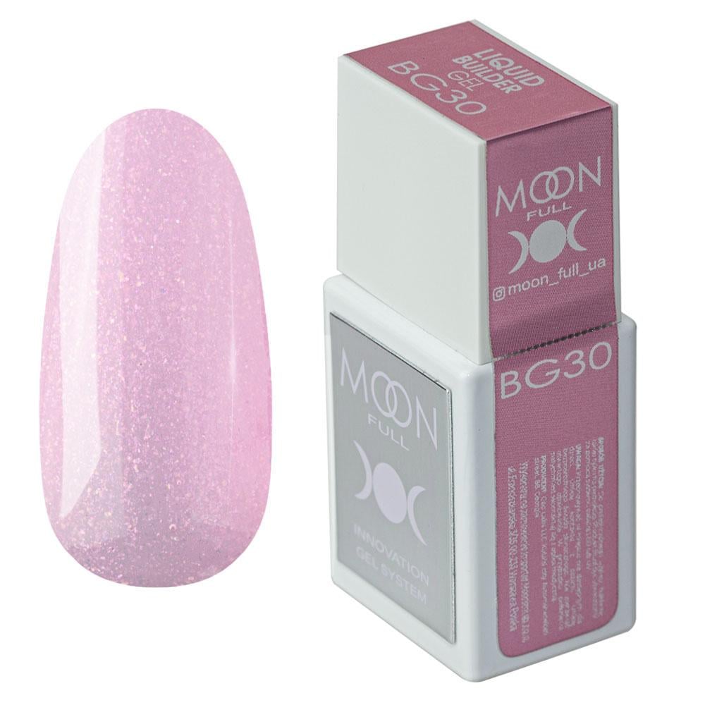 Гель для наращивания моделирующий Moon Full Liquid Builder Gel №BG30 15 мл