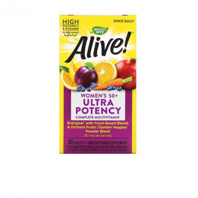 Мультивитамины Nature's Way Alive для женщин от 50 лет 60 таблеток (NWY-15692)