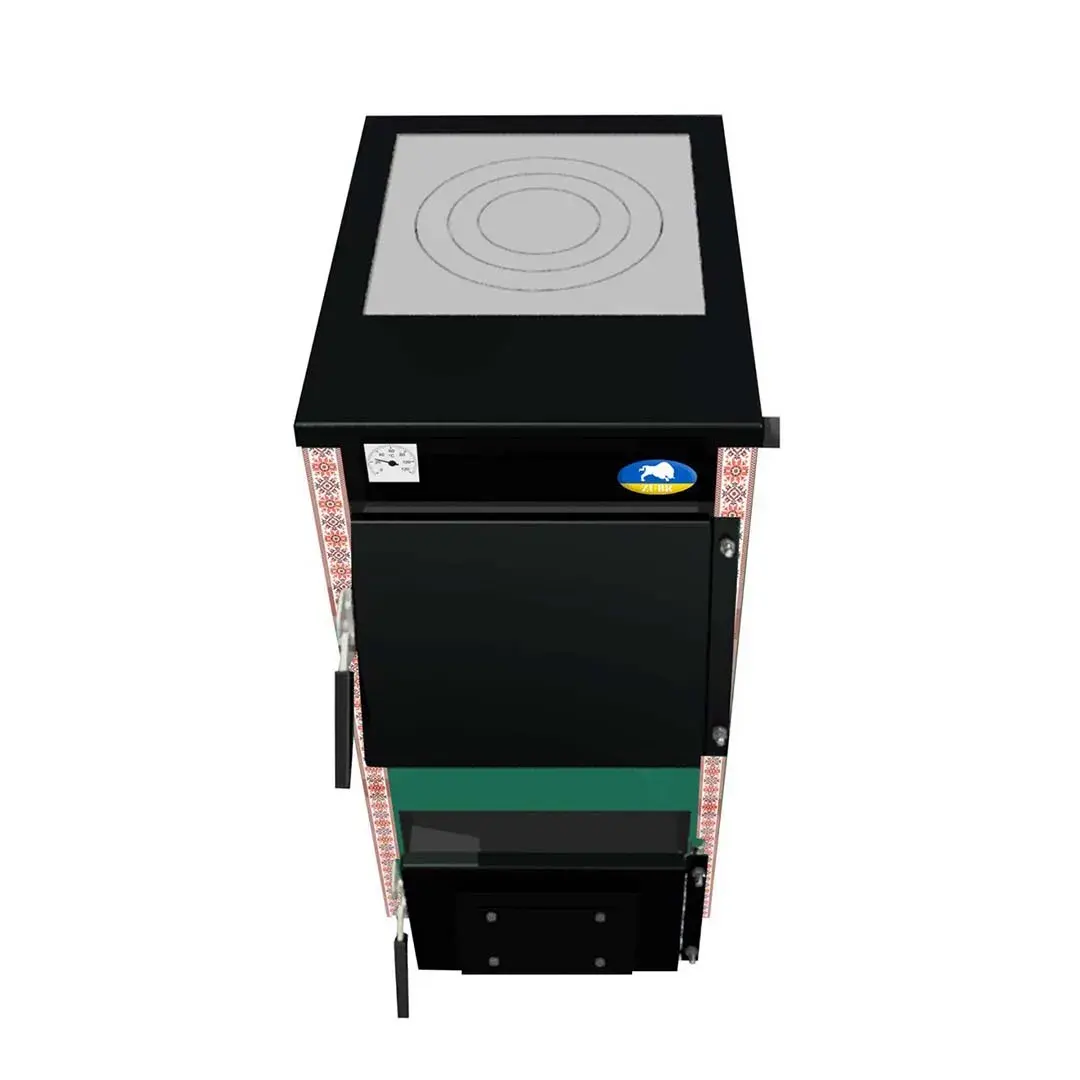 Котел твердотопливный с плитой ZUBR Eko 12 кВт (ZUBR-eko12-pl) - фото 3 Котел твердотопливный с плитой ZUBR Eko 12 кВт (ZUBR-eko12-pl) - фото 3