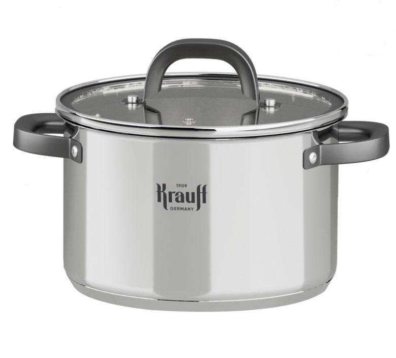 Кастрюля Krauff Prime Chef со стеклянной крышкой из коллекции Евгения Клопотенко 2.9 л 18 см