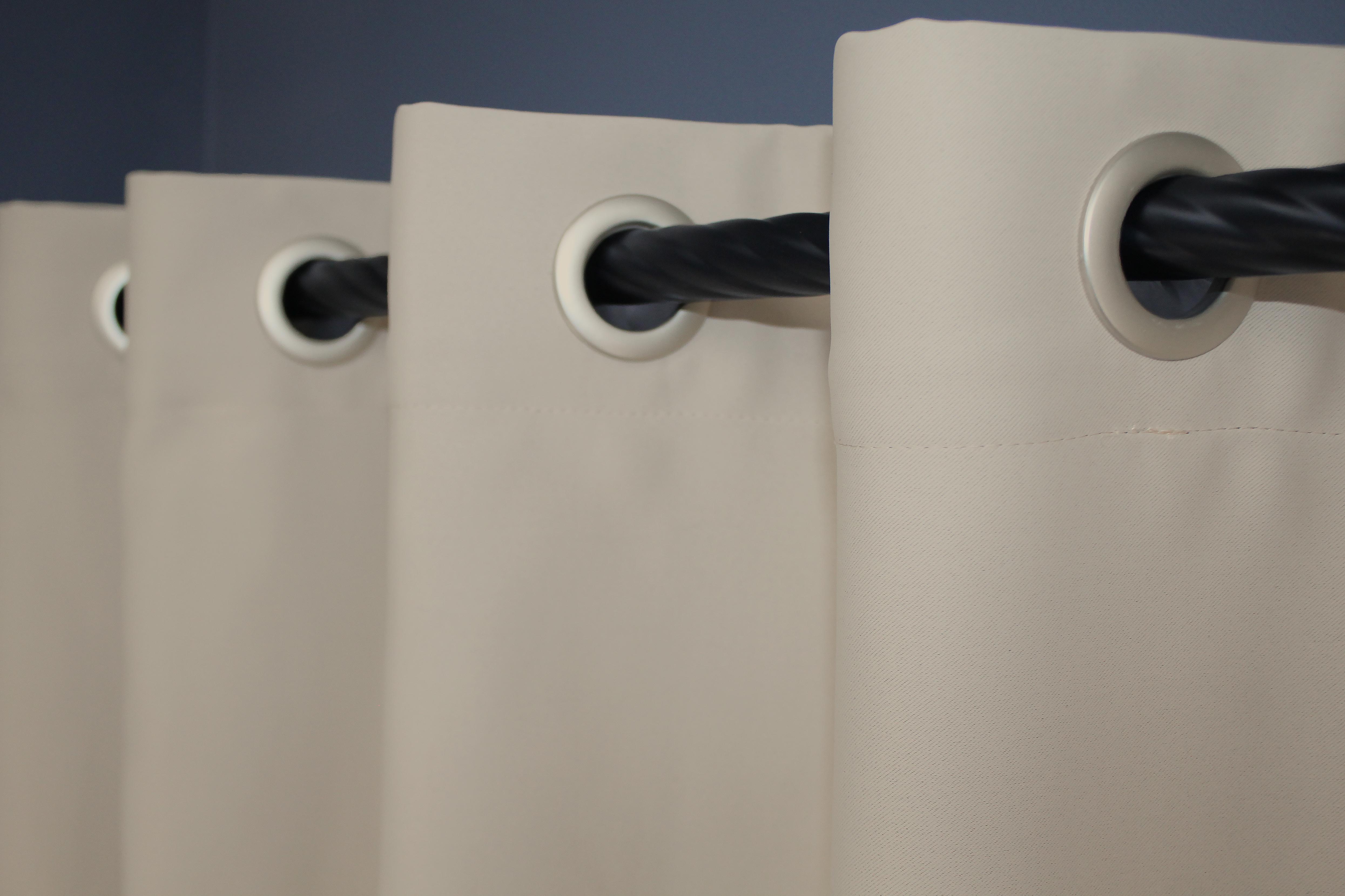 Комплект штор на люверсах VR-Textil Fusion Dimout № 1152ш 150х250 см 2 шт. Бежевий (37-0032) - фото 8 Комплект штор на люверсах VR-Textil Fusion Dimout № 1152ш 150х250 см 2 шт. Бежевий (37-0032) - фото 8