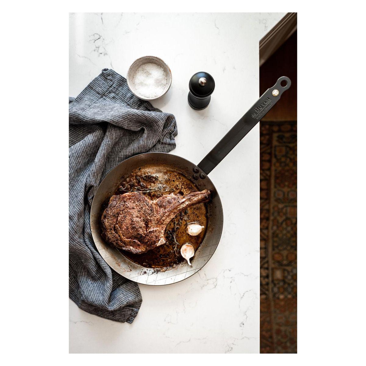 Сковорідка de Buyer Mineral B ⌀ 24 см (D-5616-24) - фото 3