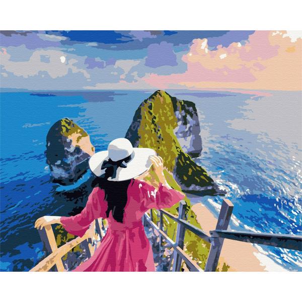 Картина за номерами Brushme Леді на островах 40x50 см (bs51548)
