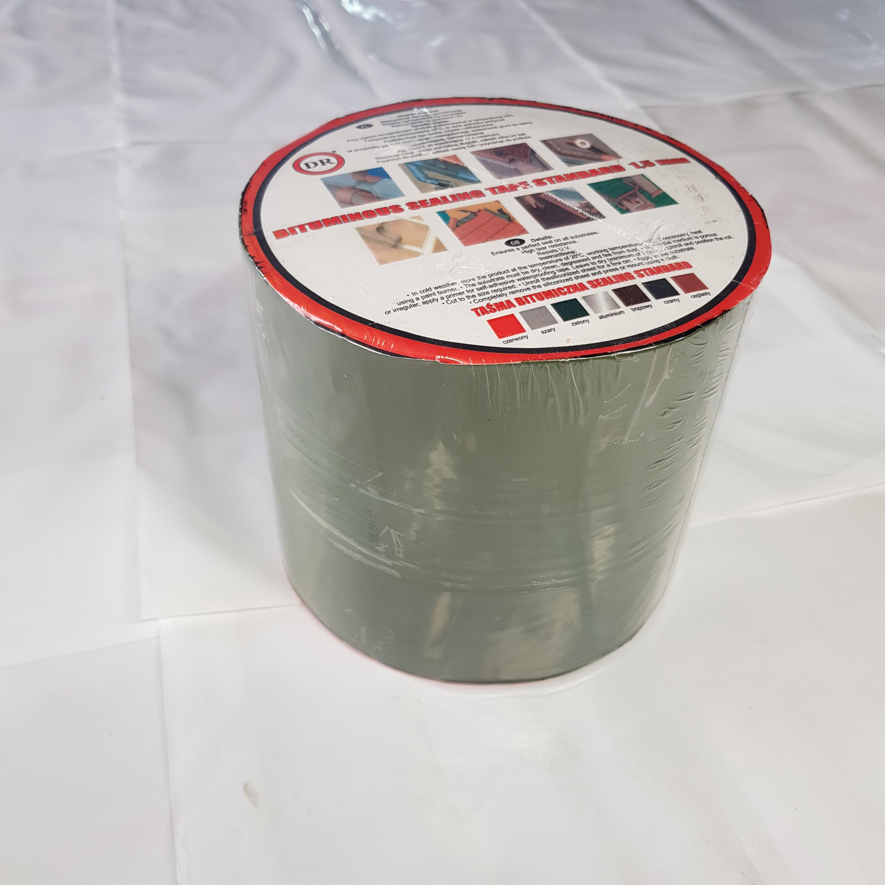 Стрічка бітумна DR Standard  RAL 6020 для покрівлі самоклеюча герметизуюча 150 мм х 10 м Зелений