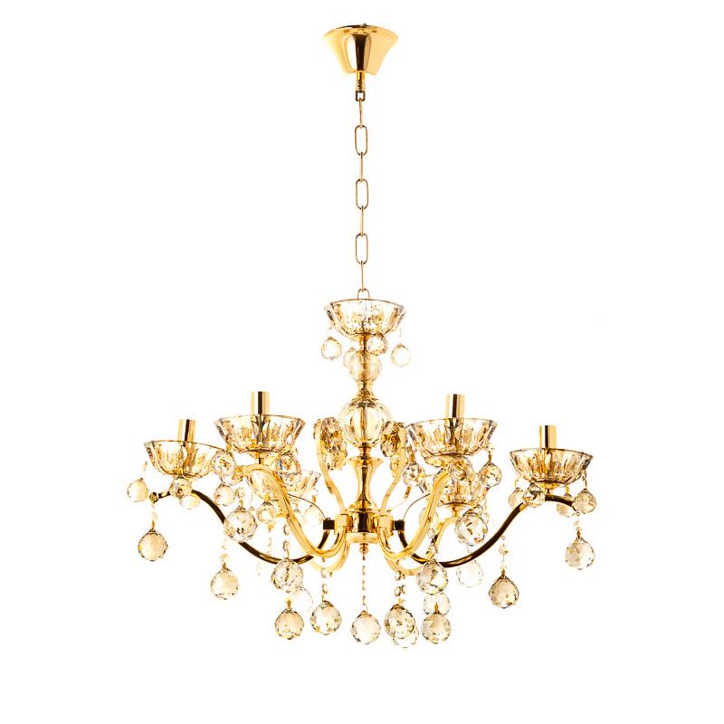 Люстра підвісна свічки Light House ES-15898/6/gold Золотий (9605)