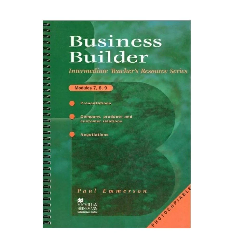 Книга ресурсы для учителя Business Builder Modules 7-9 Teacher's Resource Book