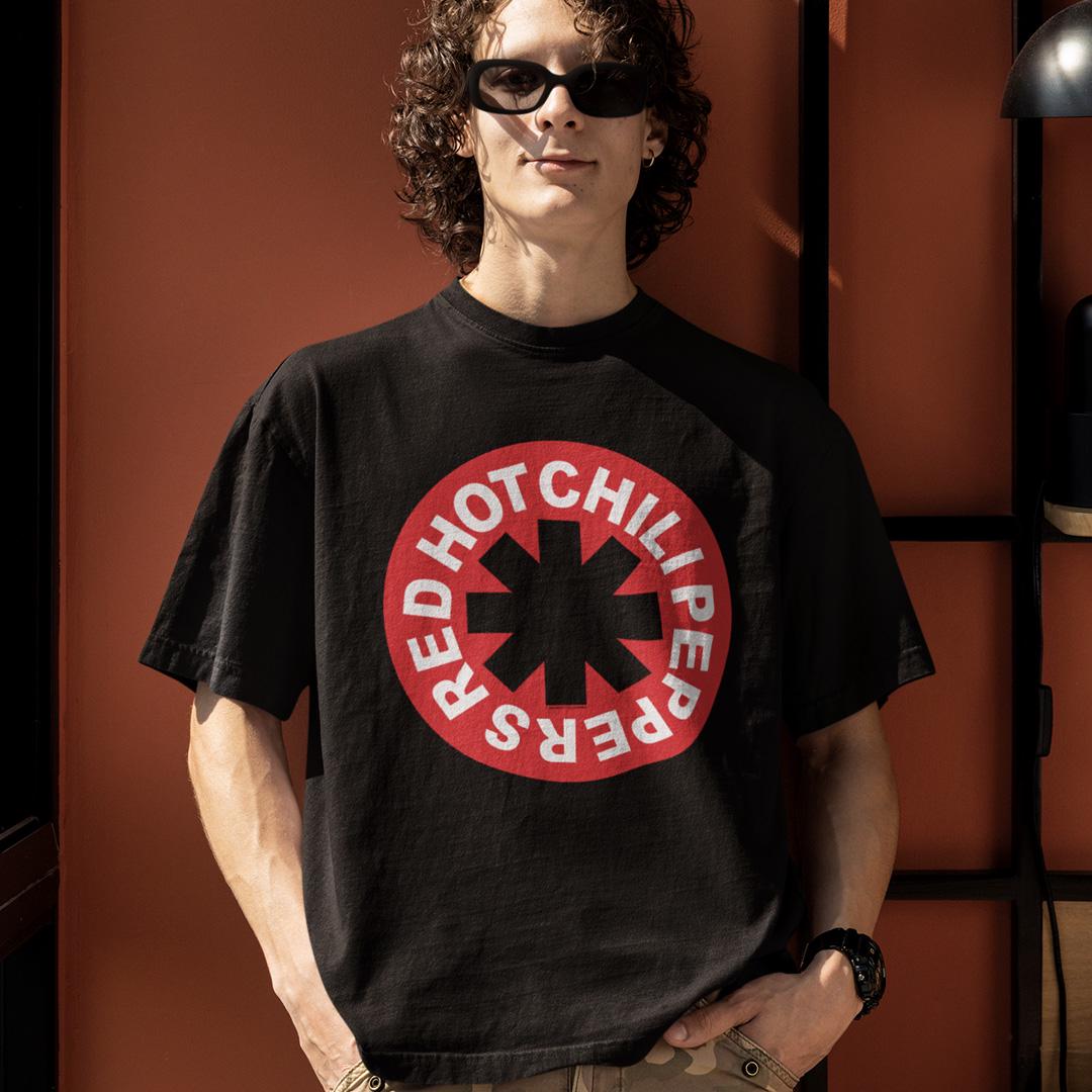 Футболка унисекс Red Hot Chili Peppers Logo 2XL Черный (00000008502)