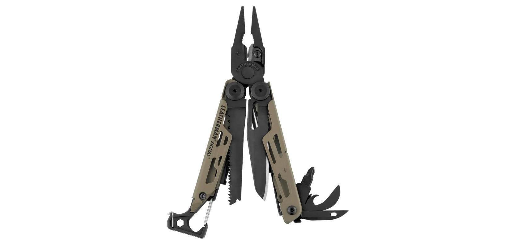Мультитул Leatherman Signal 19 инструментов Coyote без чехла и бит (26256685)