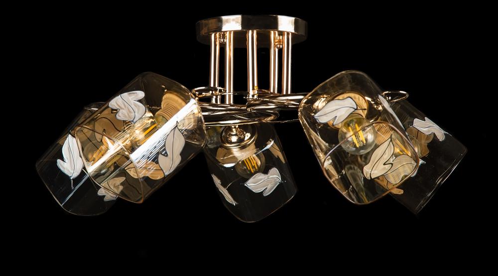 Люстра с плафонами Ray L9645A/5 FGD (IR006341) Люстра с плафонами Ray L9645A/5 FGD (IR006341)