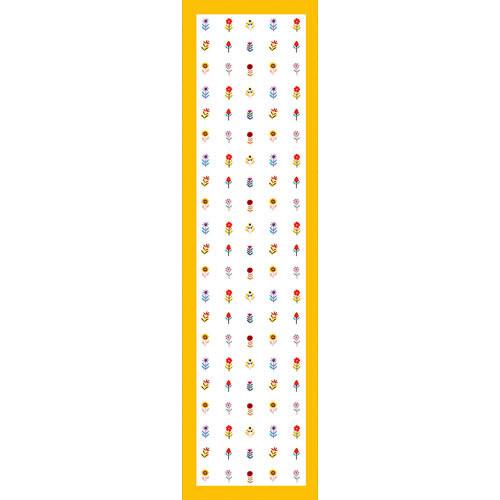 Доріжка на стіл Маоюнок з дрібними квітами 150x40 см (DR_24A028)