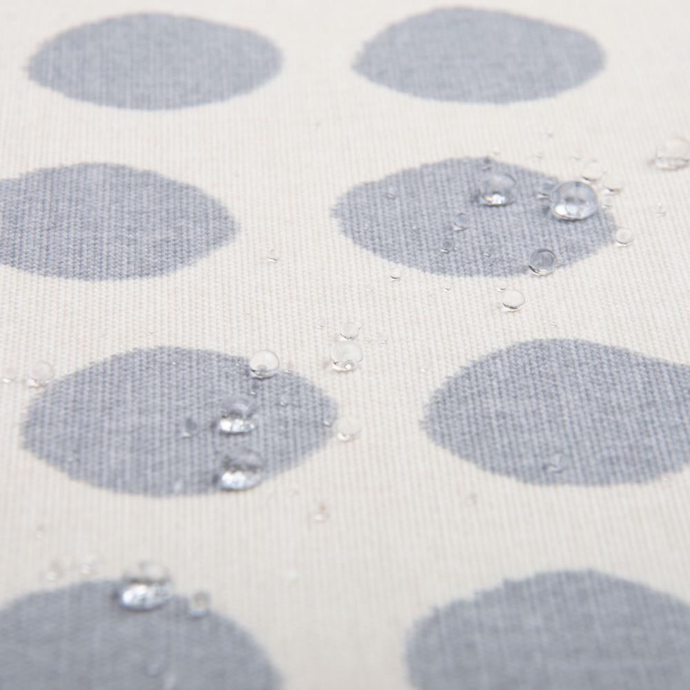 Тканина декоративна V-05 Горошок з водовідштовхувальним просоченням Молочний (25544) - фото 5