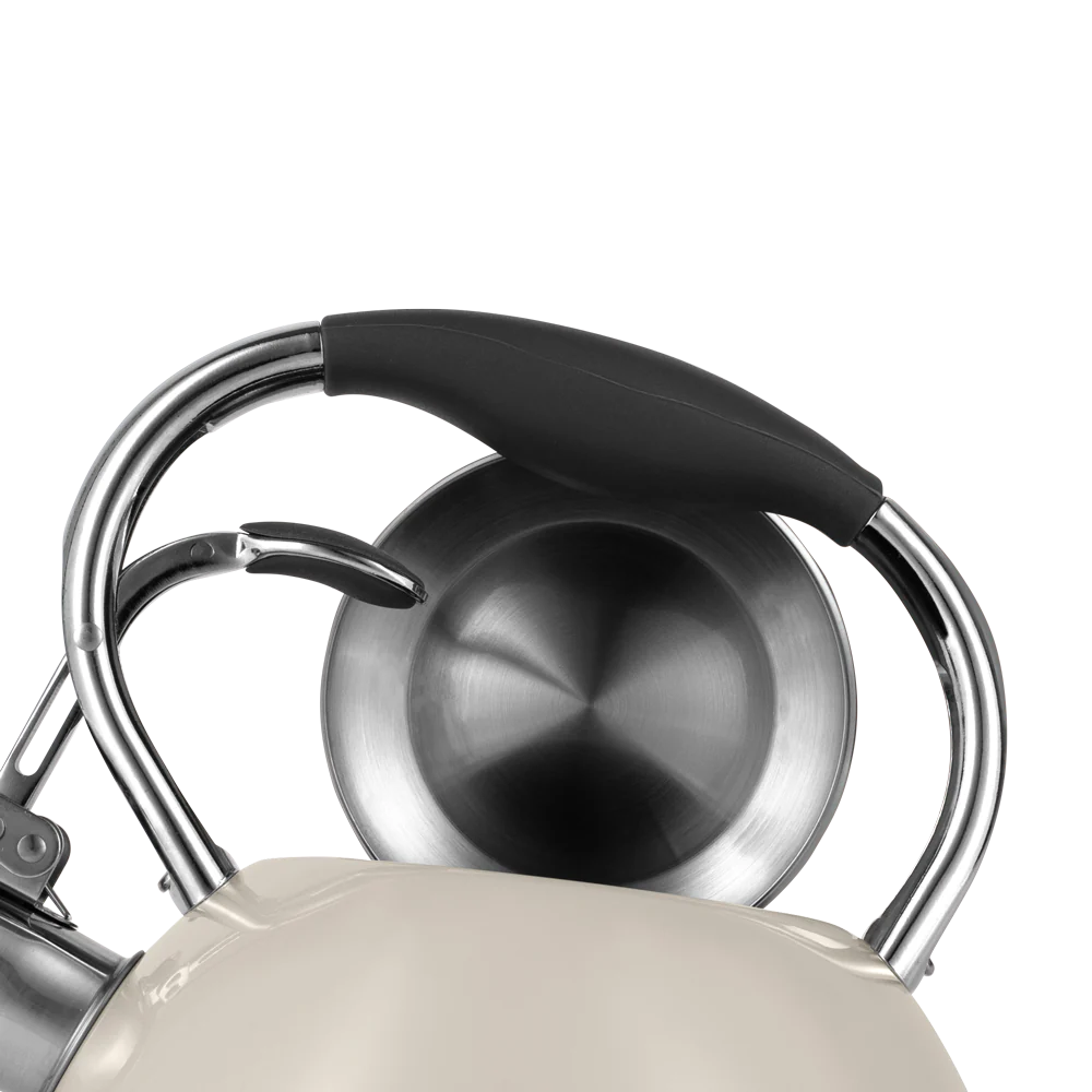 Чайник ретро Vintage Cuisine зі свистком Кремовий - фото 5 Чайник ретро Vintage Cuisine зі свистком Кремовий - фото 5