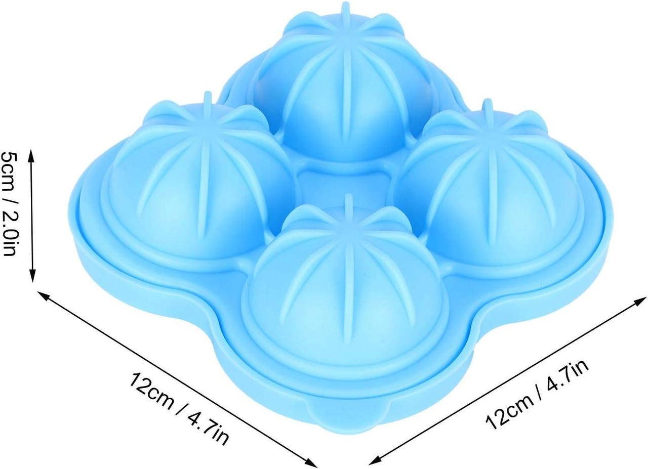 Форма для льоду Куля 4 комірок Блакитний (НР051591) - фото 2