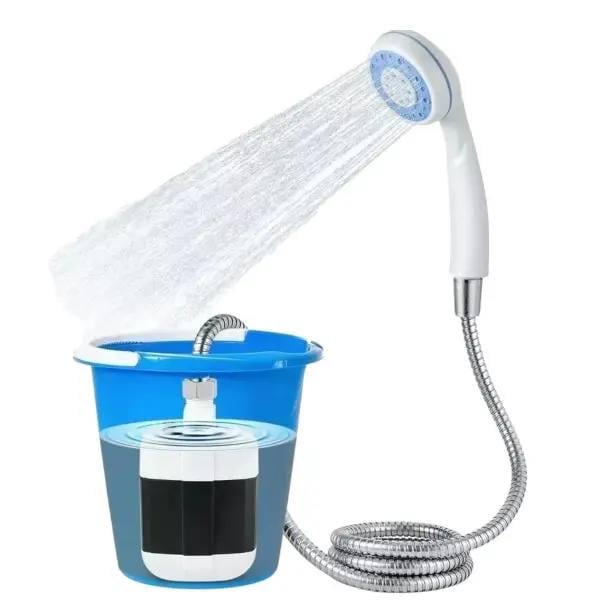 Туристический душ Gotel Q16H аккумуляторный насос шланг душ USB зарядка - фото 4 Туристический душ Gotel Q16H аккумуляторный насос шланг душ USB зарядка - фото 4