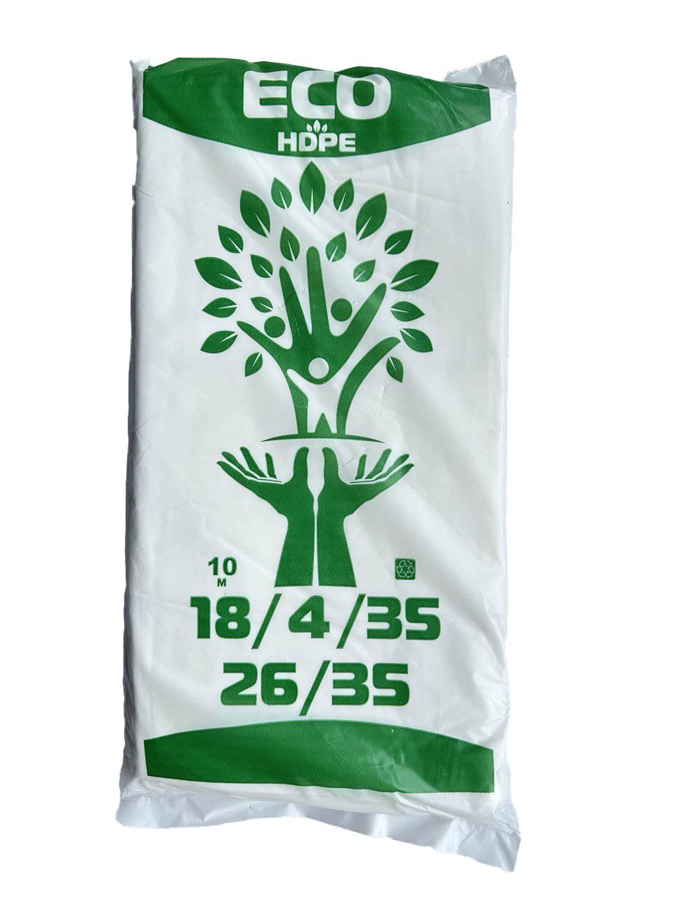 Пакет полиэтиленовый Инипак Эко 18х35 см 11 мкм 0,80 кг/уп. (P 183511)