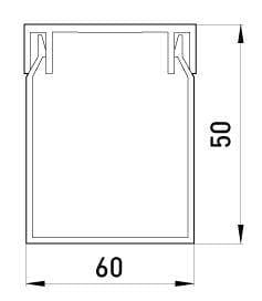 Короб перфорований E.NEXT e.trunking.perf.stand.60.50 60x50 мм 99 см ПВХ Сірий (s13033010) - фото 2 Короб перфорований E.NEXT e.trunking.perf.stand.60.50 60x50 мм 99 см ПВХ Сірий (s13033010) - фото 2