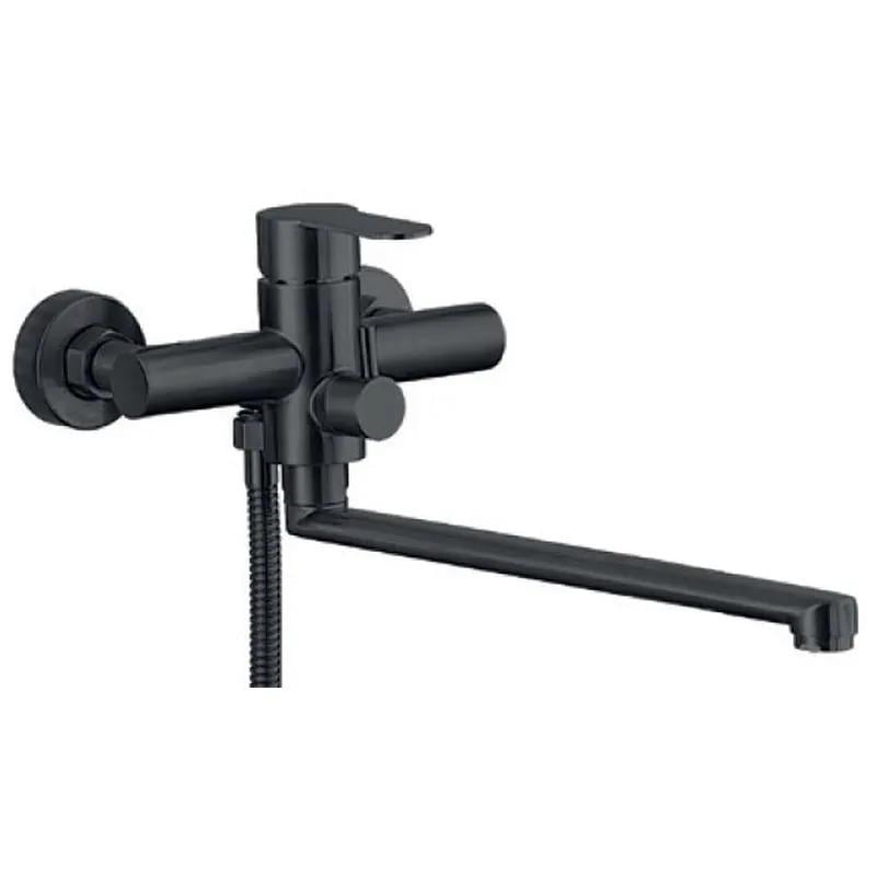 Смеситель для ванны Zerix DAX-006 Euro нержавеющая сталь SUS304 Black (ZX4816)