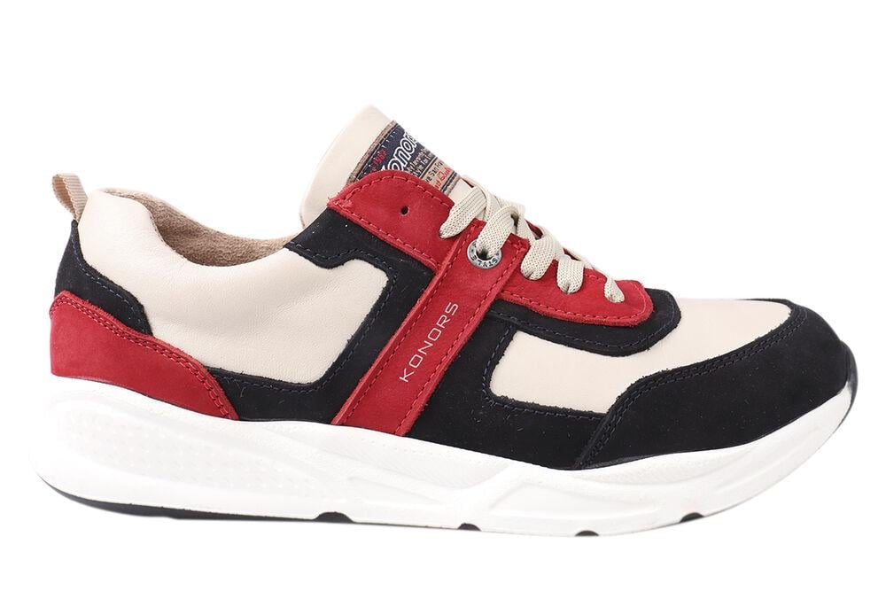 Кроссовки мужские Konors из кожи-нубука на низком ходу на шнуровке р. 40 Цветной (545-21DTS) - фото 3 Кроссовки мужские Konors из кожи-нубука на низком ходу на шнуровке р. 40 Цветной (545-21DTS) - фото 3