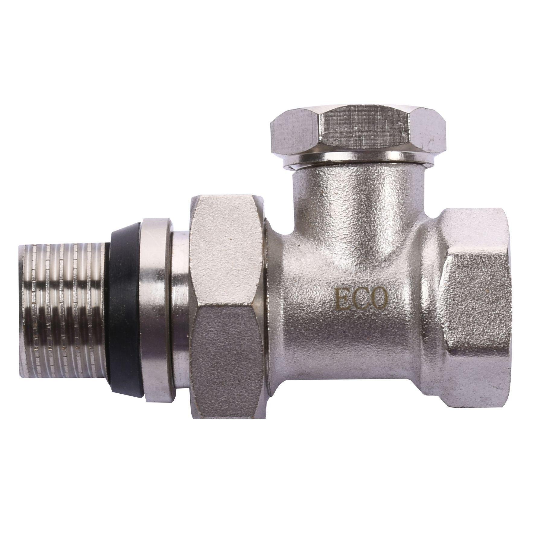 Кран радиаторный прямой ECO TECHNOLOGY 5108 1/2" под ключ с уплотнителем (GSR-000016161) - фото 2 Кран радиаторный прямой ECO TECHNOLOGY 5108 1/2" под ключ с уплотнителем (GSR-000016161) - фото 2