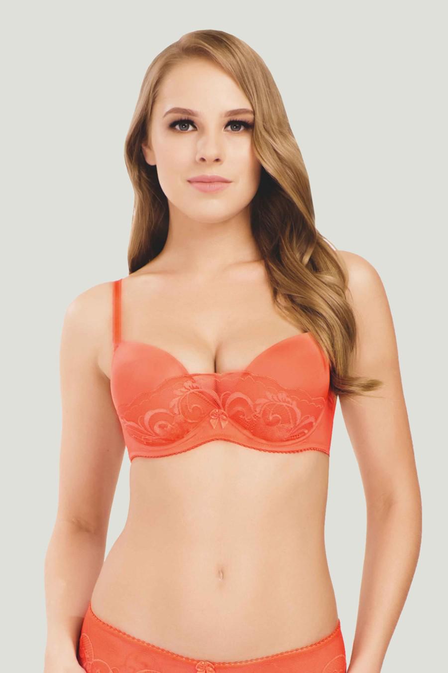 Бюстгальтер push-up Marc&Andre 70C Оранжевый (66047)