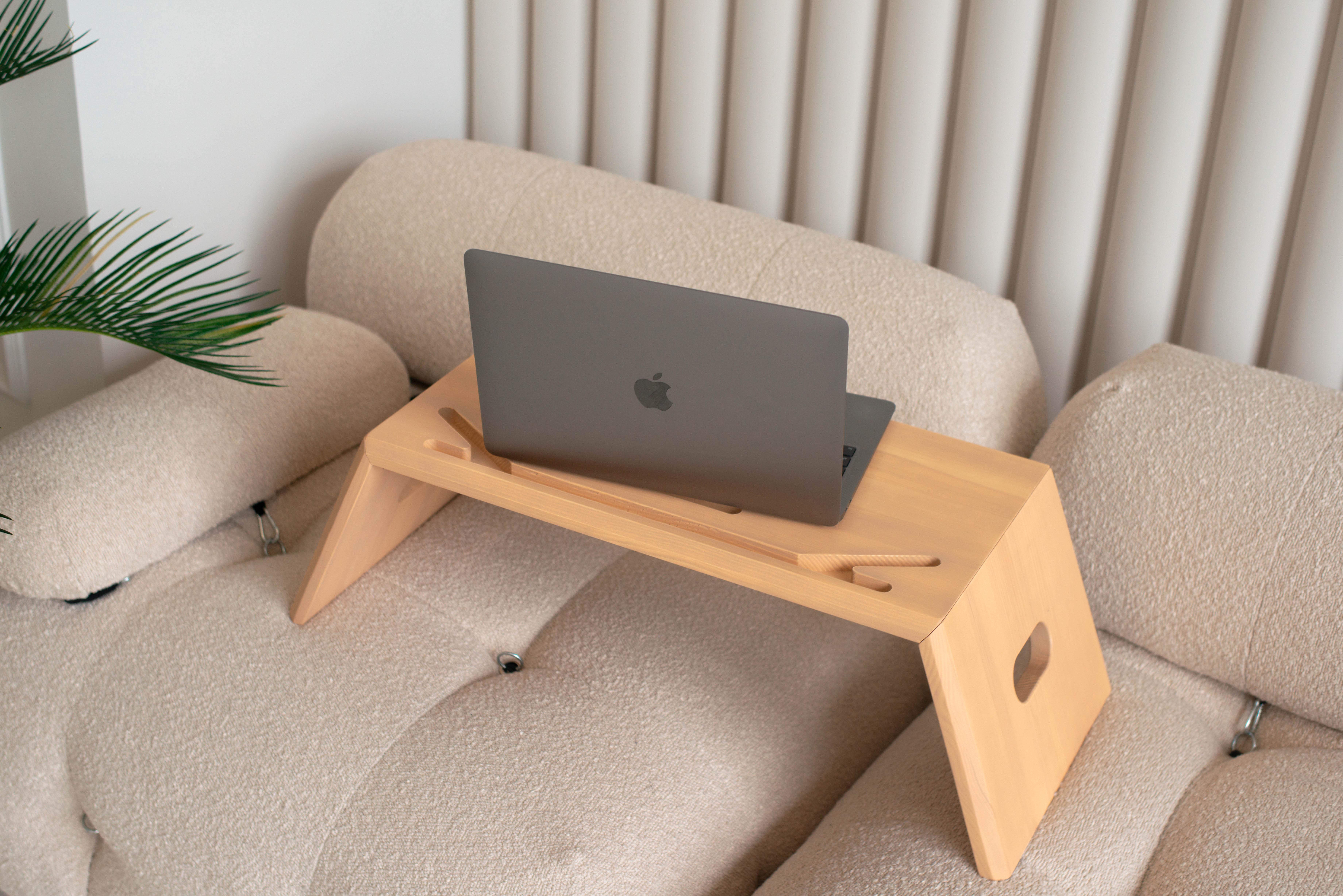 Столик для ноутбука в кровать и на стол складной трансформер, подставка для ноутбука, стол
