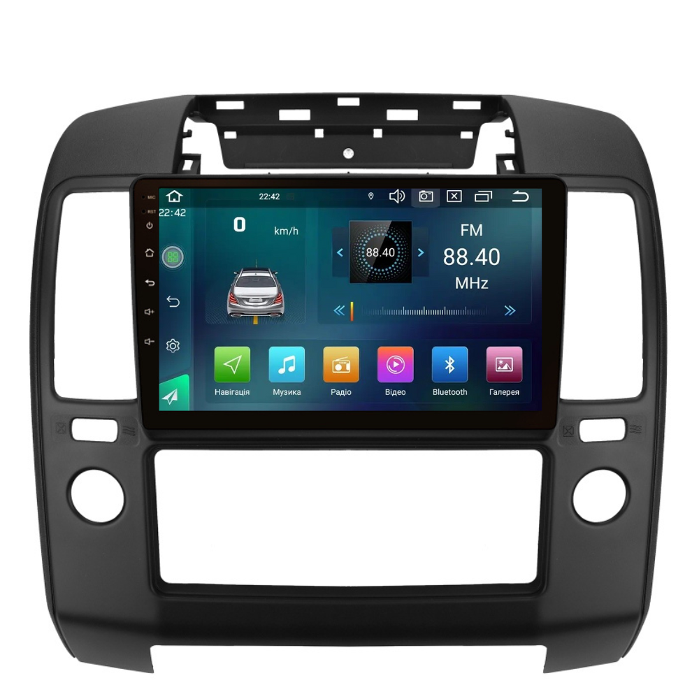 Магнитола штатная CYCLONE C9 CPL GSM Carplay 2/32 GB 4G для Nissan Navara D40 2005-2010 г. (AR-81424)