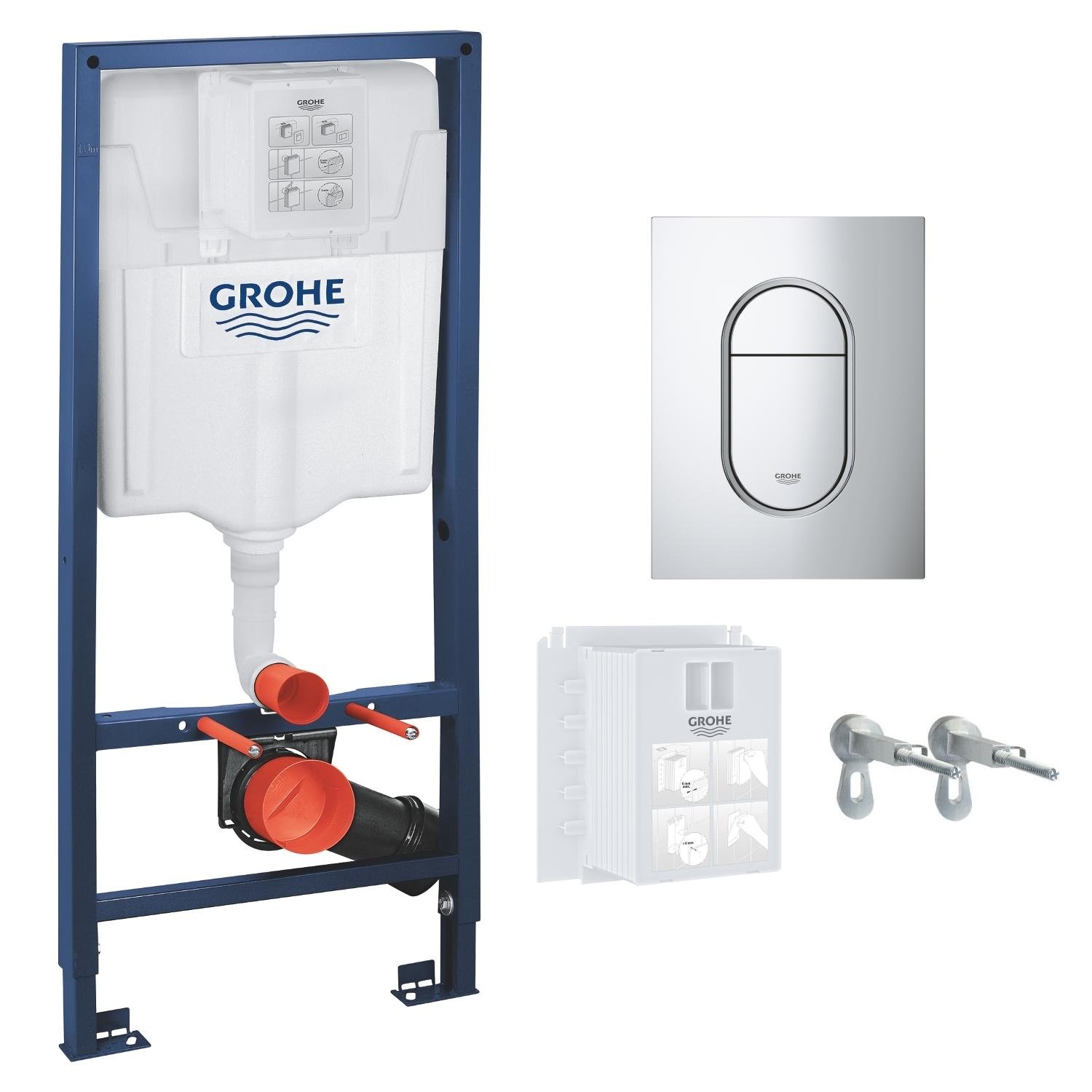 Инсталляция для подвесного унитаза Grohe RAPID SL 39504000 3в1 (31130)