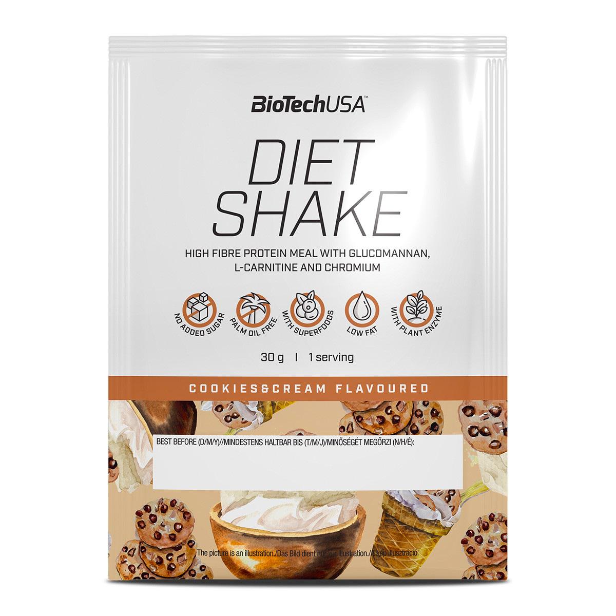 Замінник харчування BioTechUSA Diet Shake 30 г 1 порція Cookies Cream