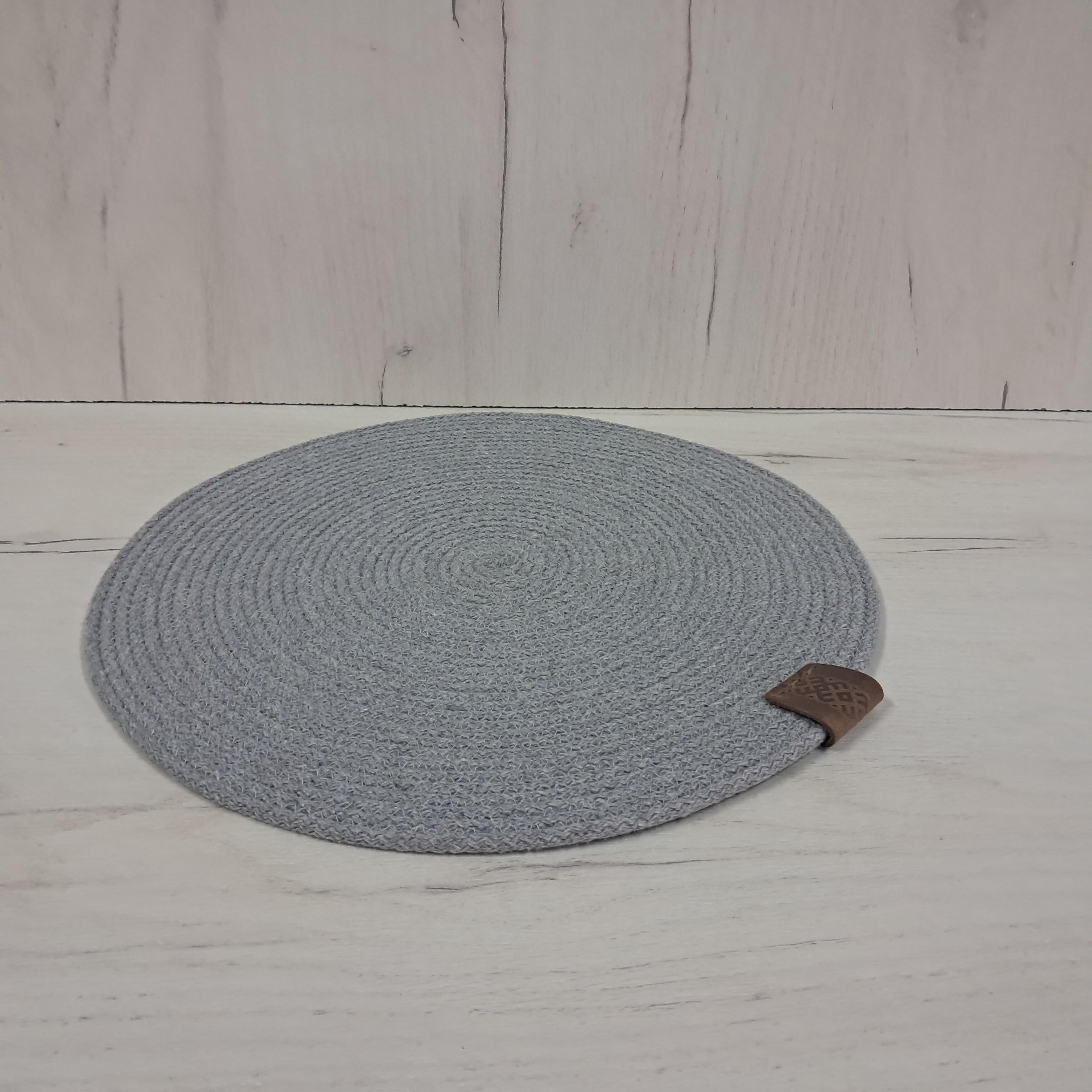 Плейсмат із джуту та бавовняного шнура під гаряче Сірий (26200374) - фото 1 Плейсмат із джуту та бавовняного шнура під гаряче Сірий (26200374) - фото 1