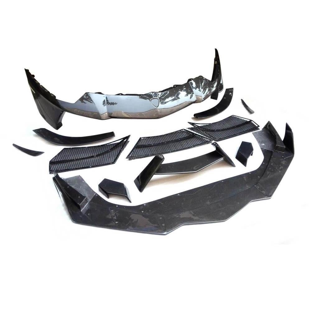 ST ᐉ Накладки на бампер передний DDCarbon Lip для Lamborghini
