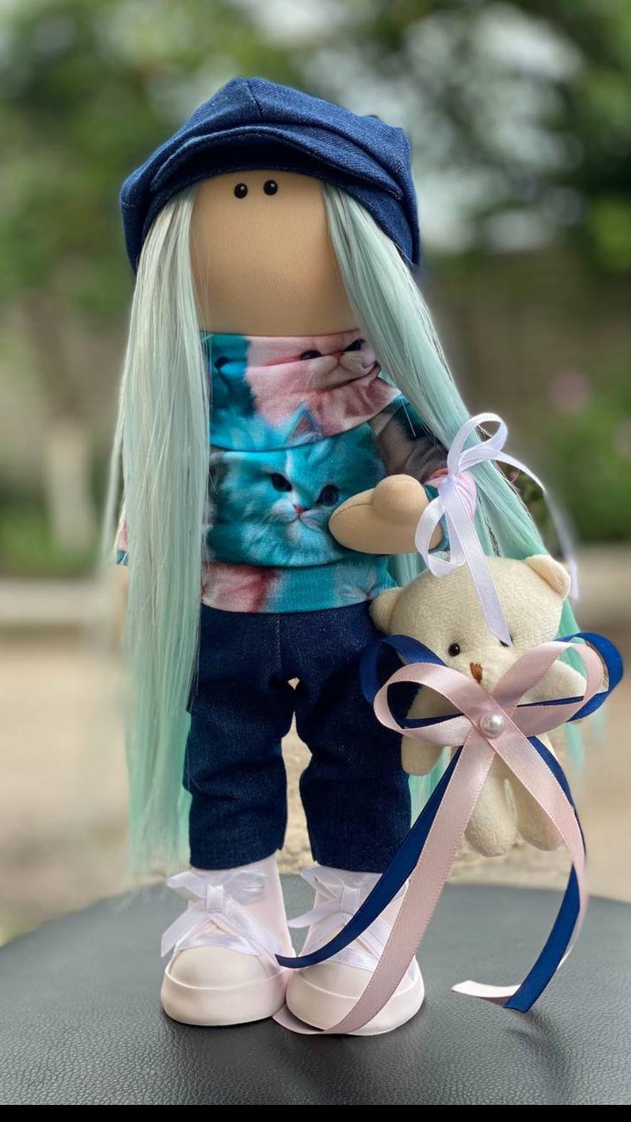 Лялька Тільда Лейла ручної роботи (3712)