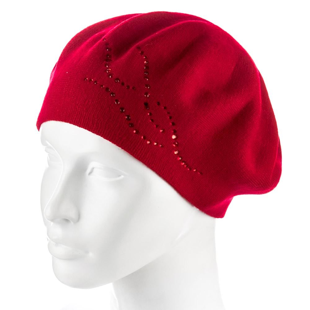 Берет жіночий Zolly ZH238 подвійної вовняний Червоний (117766)