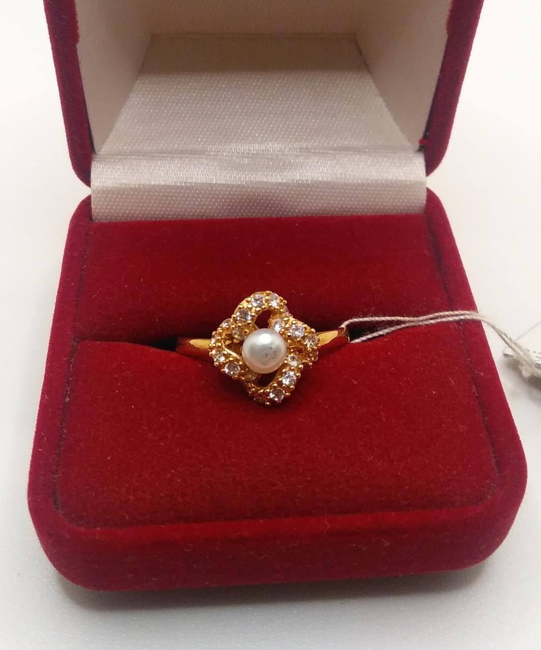 Кольцо золото жемчуг 585° 2,94 г р. 18,5 (кв1034) Кольцо золото жемчуг 585° 2,94 г р. 18,5 (кв1034)