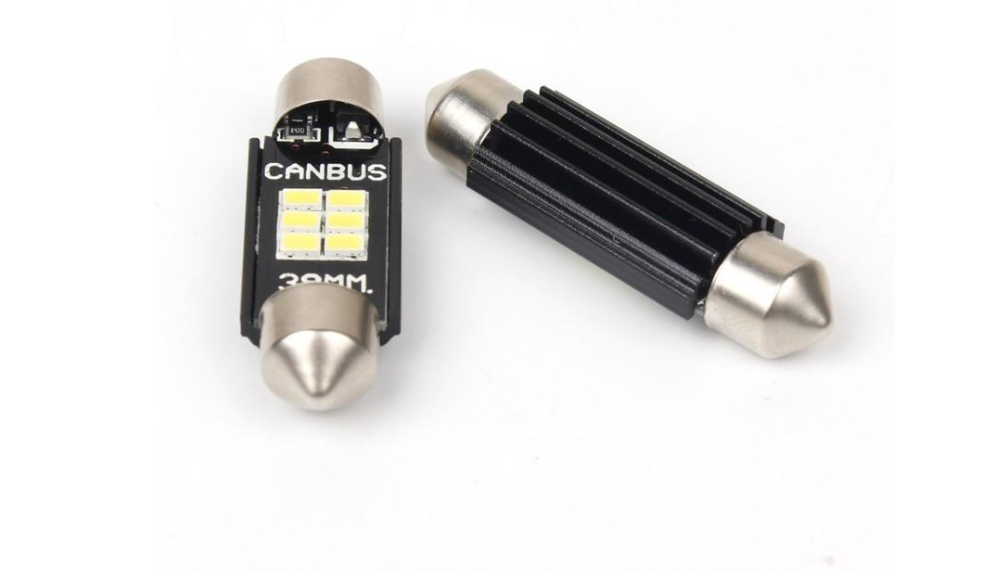 Автолампи світлодіодні Carlamp Canbus софітка Т11x39 мм 2 шт. (SJ-K6-39мм) Автолампи світлодіодні Carlamp Canbus софітка Т11x39 мм 2 шт. (SJ-K6-39мм)