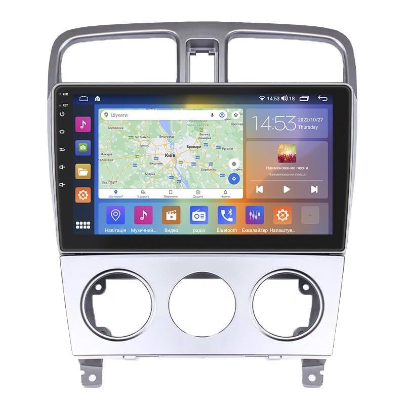 Автомагнитола штатная Lesko для Subaru Forester II 2002-2005 9" 4/64Gb CarPlay 4G Wi-Fi GPS Prime MOB