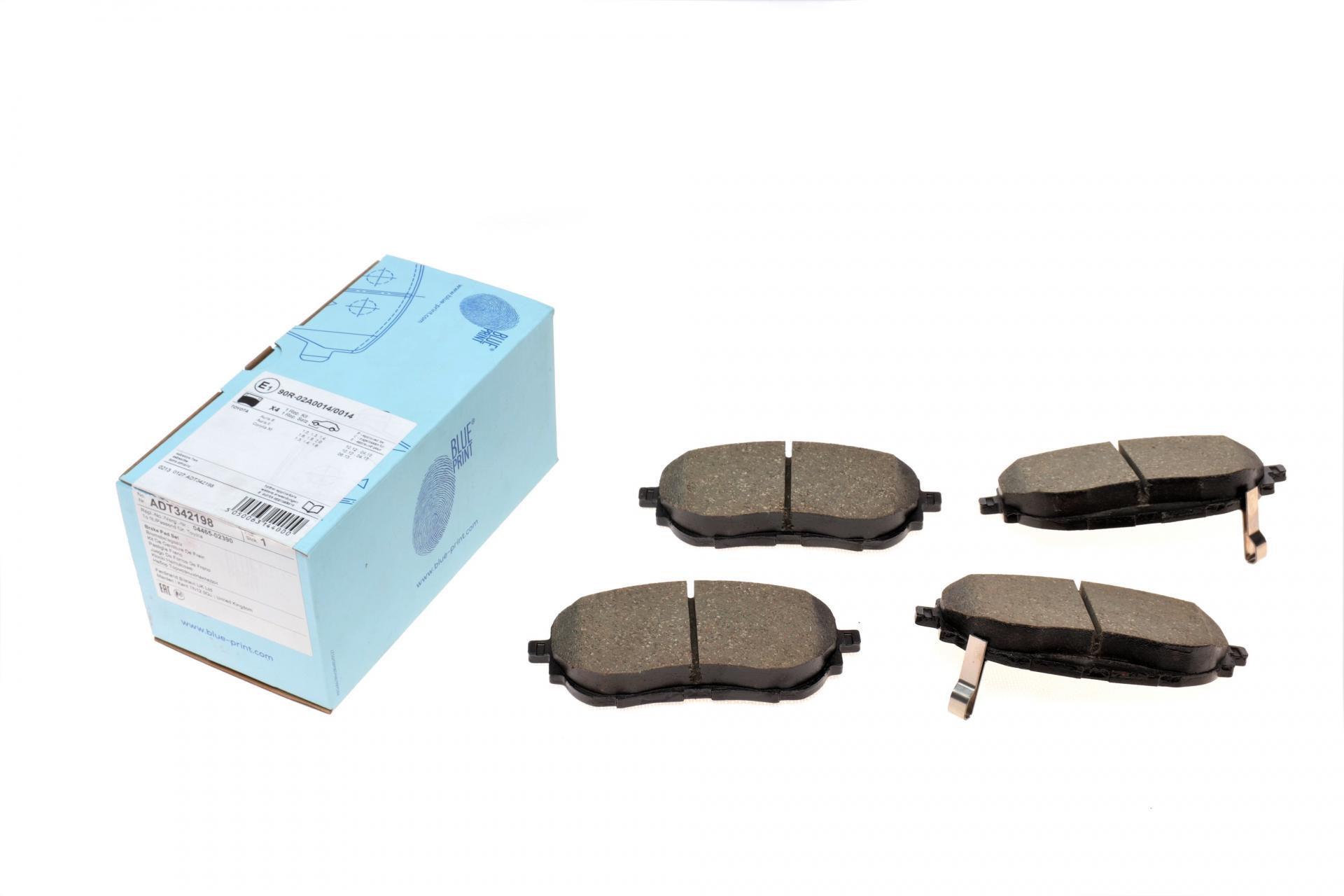 Колодки тормозные передние BLUE PRINT ADT342198 Toyota Auris II/Corolla 12- Bosch