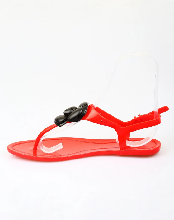 Босоножки шлепанцы женские пляжные р. 23,5 см 38 Красный с черным (KG-7726) - фото 3 Босоножки шлепанцы женские пляжные р. 23,5 см 38 Красный с черным (KG-7726) - фото 3