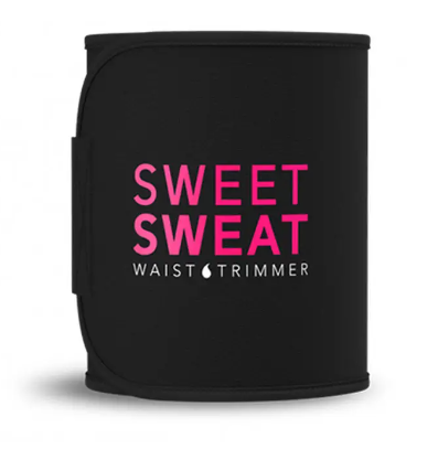 Пояс для схуднення Sweet Sweat Waist Tri ммer Belt L Чорний з рожевим (KG-5383)