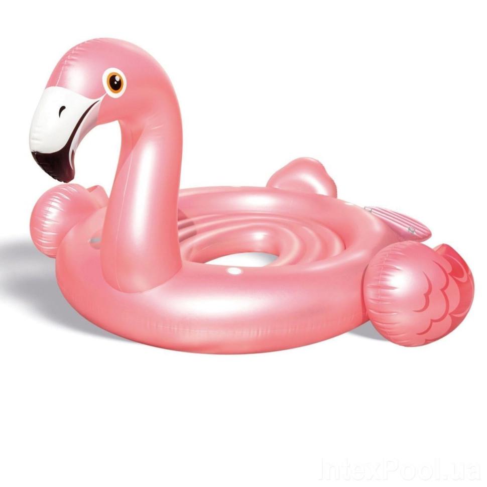 Надувной плотик Intex 57297 Фламинго 358х315х163 см (33810)