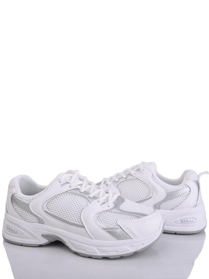 Кроссовки текстильные Stilli NN80-3 р. 38 Бело-серый