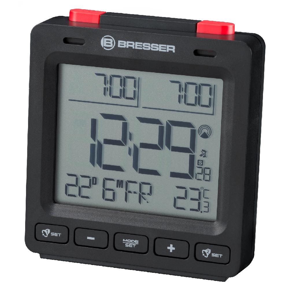 Часы настольные Bresser MyTime Easy II RC Black (8010061CM3000)