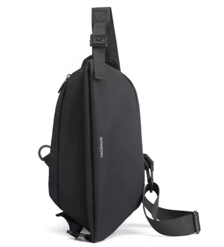 Чоловіча сумка нагрудна Cross body bag JXA1808 8514 Чорний (580751)