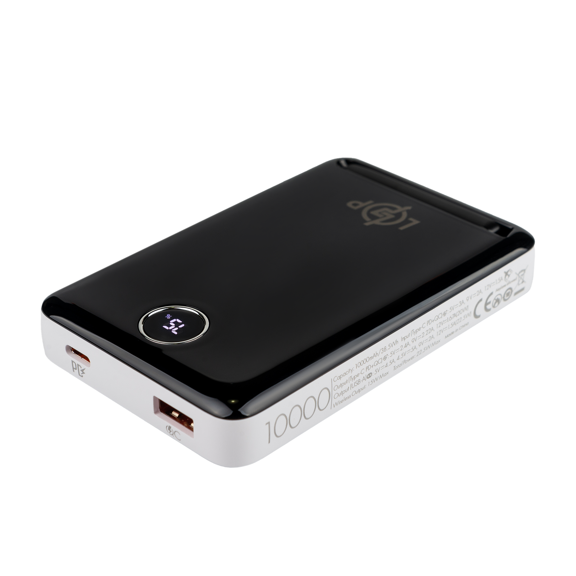 Повербанк бездротовий LogicPower PQ17 10000 mAh (22571)