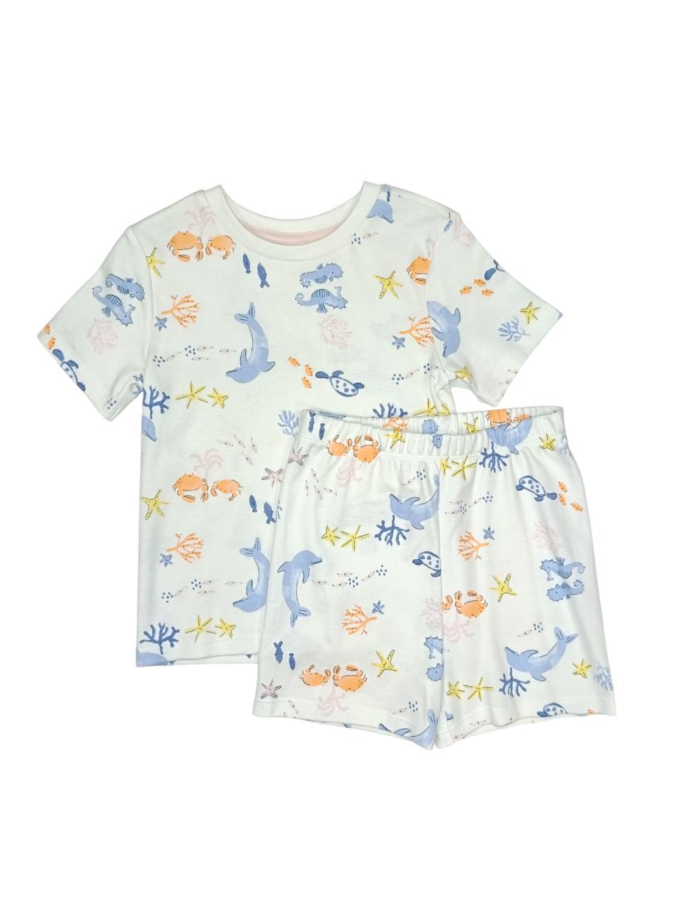 Комплект дитячий літній для хлопчика Primark футболка та шорти 98 см Різнокольоровий (0576)