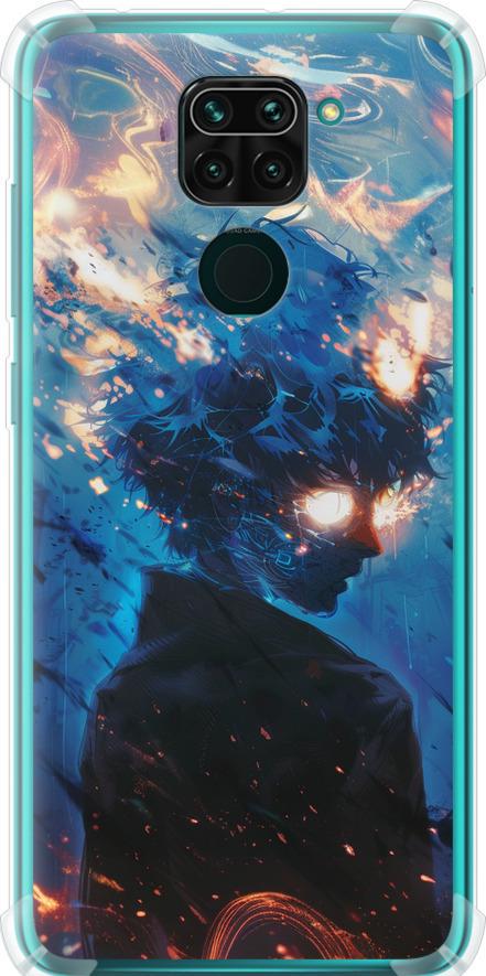 Чехол на Xiaomi Redmi Note 9 Сатору Годжо (6129sp-2017-42517)