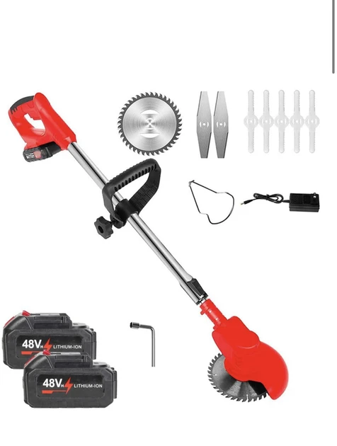 Ручний триммер для газону для саду акумуляторний 48V - фото 2 Ручний триммер для газону для саду акумуляторний 48V - фото 2