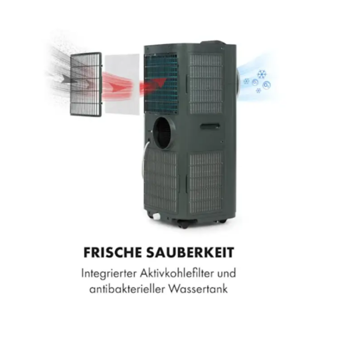 Кондиционер мобильный KLARSTEIN Kraftwerk Smart 10K 3в1 с дистанционным управлением (10034667) - фото 10 Кондиционер мобильный KLARSTEIN Kraftwerk Smart 10K 3в1 с дистанционным управлением (10034667) - фото 10