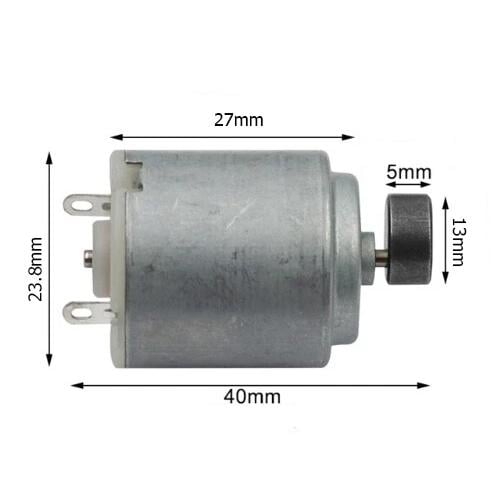 Мікромотор з ексцентриком 260 DC 3-7,4V вал 8 мм вібраційний (928083) - фото 4