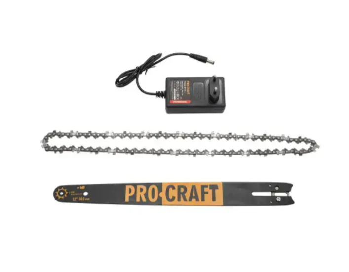 Пила цепная аккумуляторная ProCraft с 1 АКБ (PKA-34) - фото 4 Пила цепная аккумуляторная ProCraft с 1 АКБ (PKA-34) - фото 4