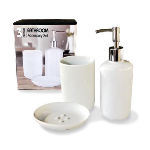 Набор аксессуаров SnT для ванной 3 пред. Белый